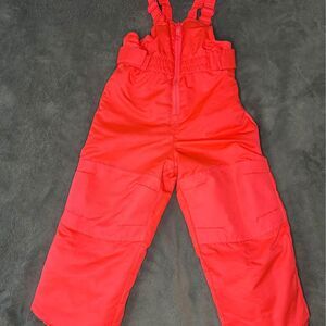 Cat & Jack Toddler Girls Pink One-Piece Snow Pants